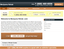 Tablet Screenshot of marijuanarehab.com